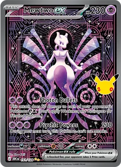 Mewtwo ex — 30th Celebration 151