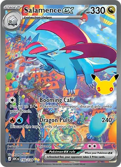 Salamence ex — 30th Celebration 156