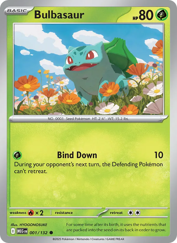 Bulbasaur 001 – Non-holo