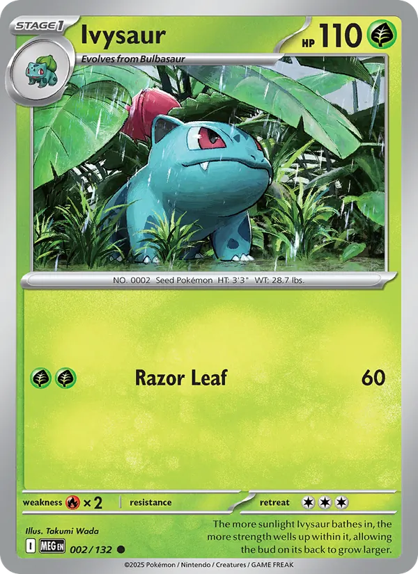Ivysaur 002 – Non-holo