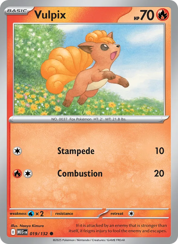 Vulpix 019 – Non-holo