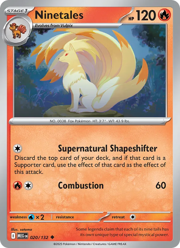 Ninetales 020 – Non-holo