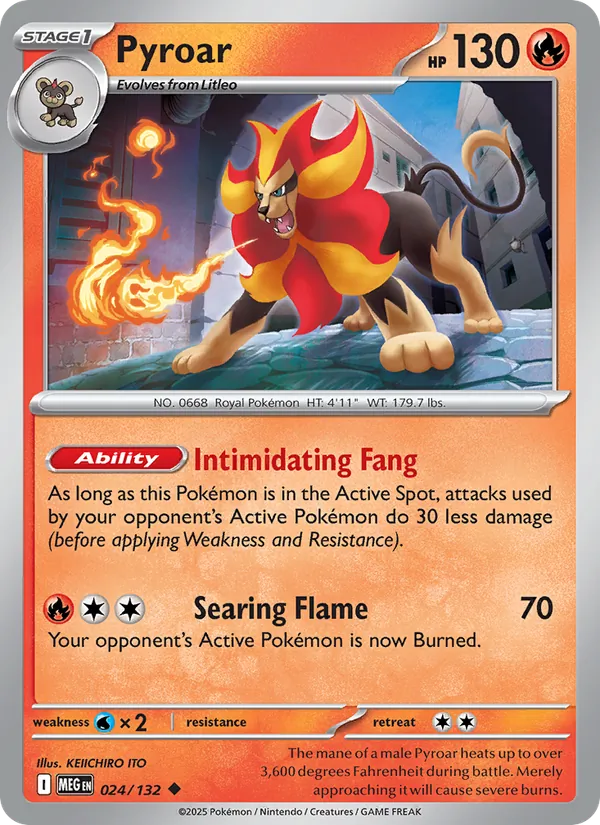 Pyroar 024 – Non-holo