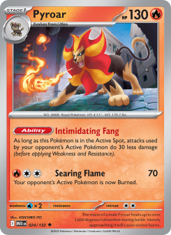 Pyroar – Mega Evolution #24