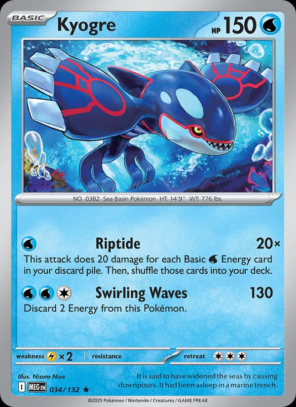 Kyogre 034/132