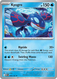 Kyogre – Mega Evolution #34