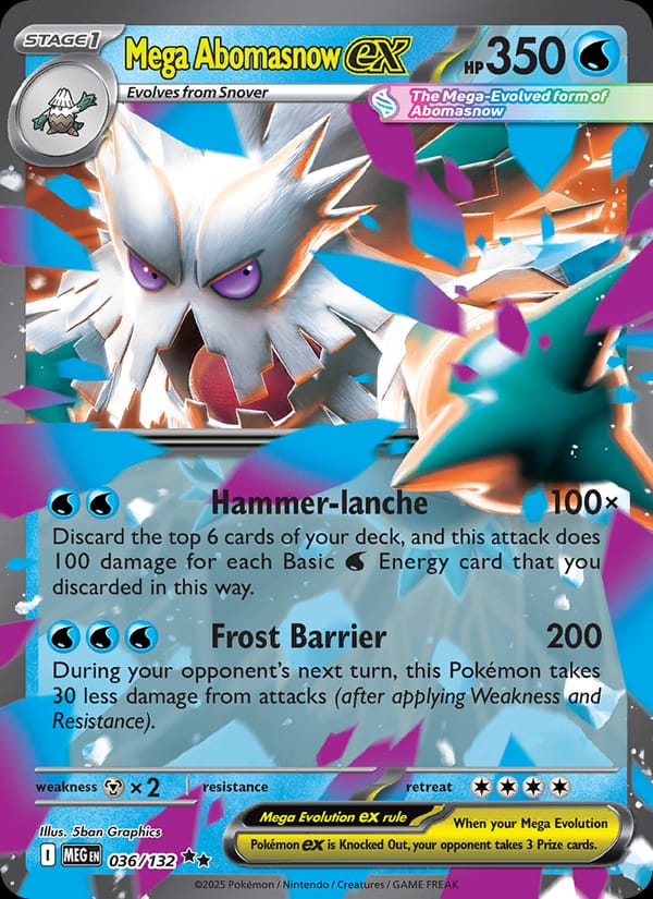 Mega Abomasnow ex 036/132