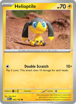 Helioptile – Mega Evolution #52