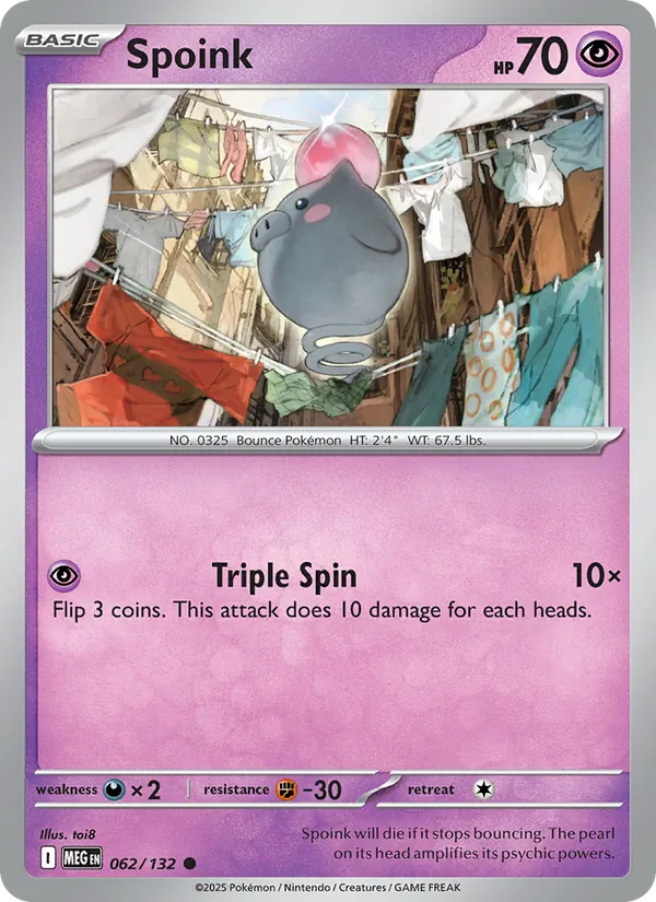 Spoink 062 – Non-holo