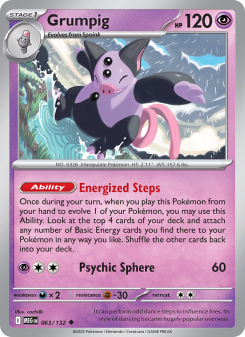 Grumpig – Mega Evolution #63