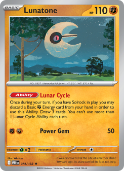 Lunatone – Mega Evolution #74