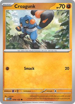 Croagunk – Mega Evolution #78