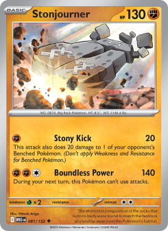 Stonjourner – Mega Evolution #81