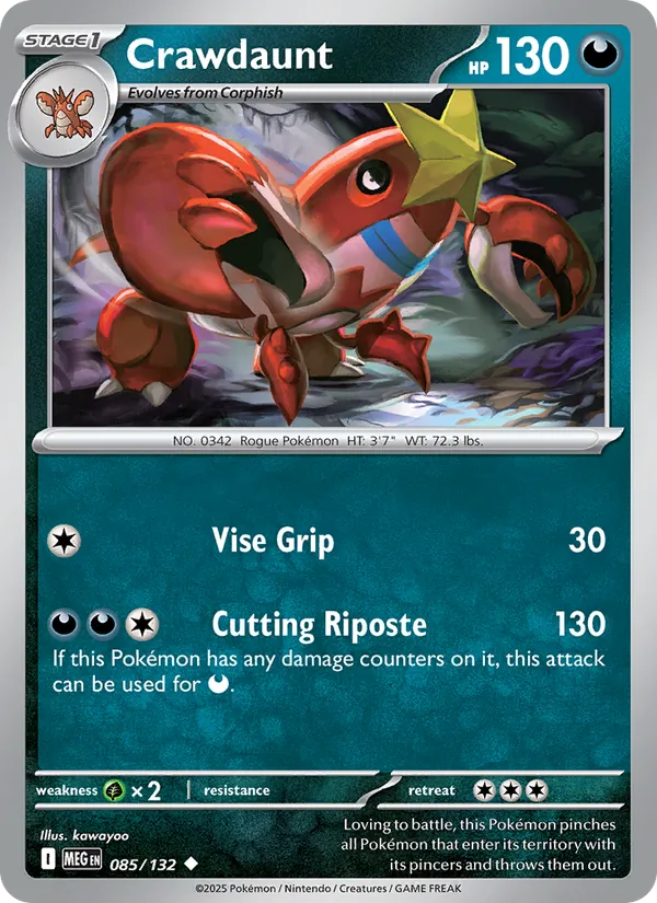 Crawdaunt 085 – Non-holo