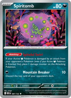 Spiritomb – Mega Evolution #87