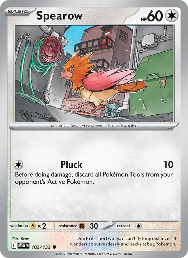 Spearow 102 – Non-holo