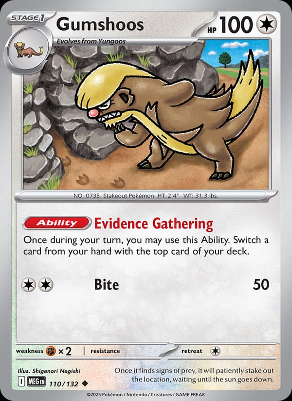 Gumshoos 110/132