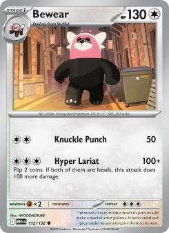 Bewear – Mega Evolution #112