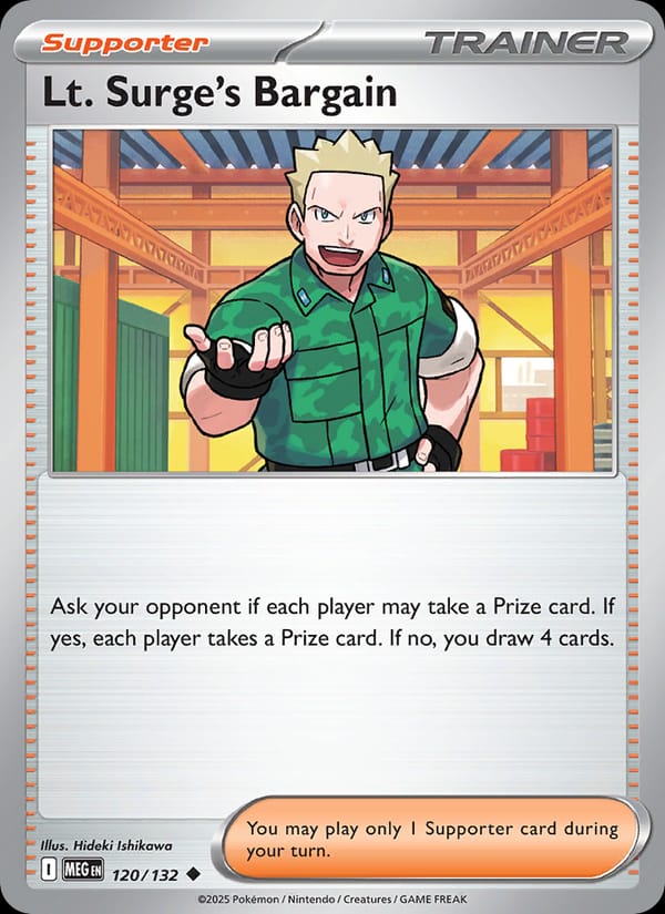 Lt. Surge's Bargain 120/132