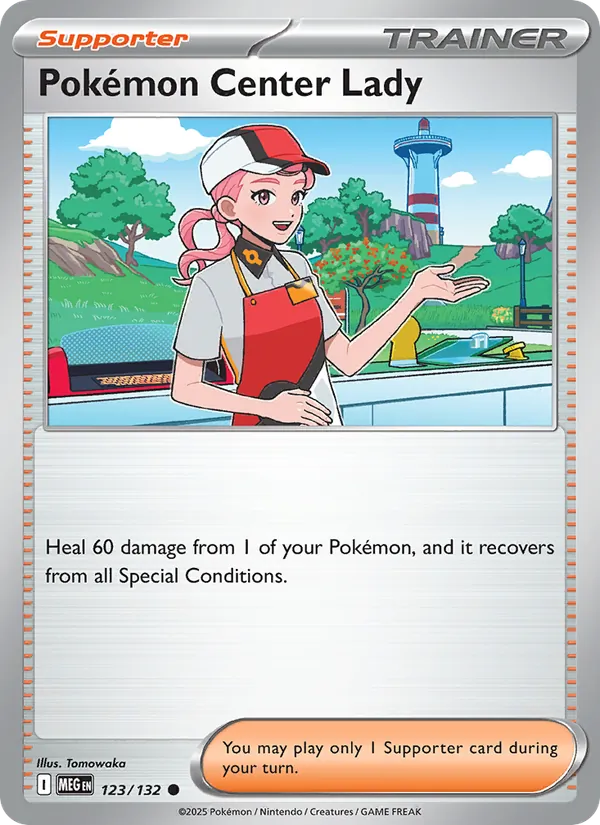 Pokémon Center Lady 123 – Non-holo