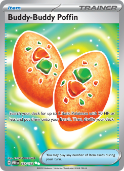 Buddy-buddy-poffin – Mega Evolution #167