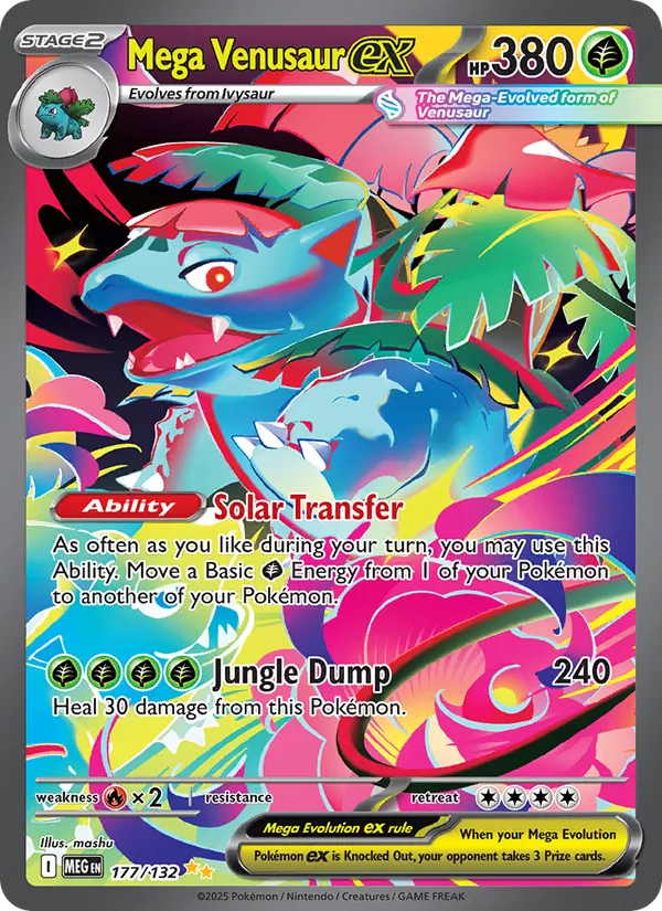 Mega Venusaur ex 177 – Holo
