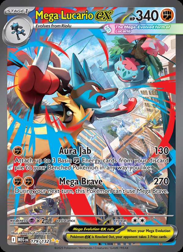 Mega Lucario ex - 179/132