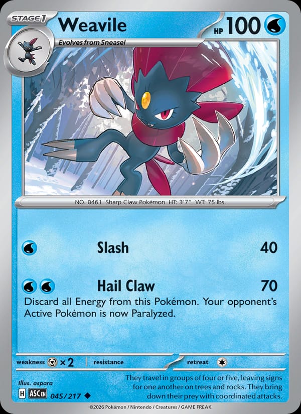 Weavile 045/217