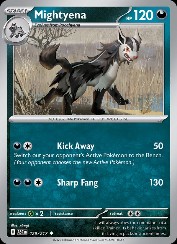 Mightyena 129/217