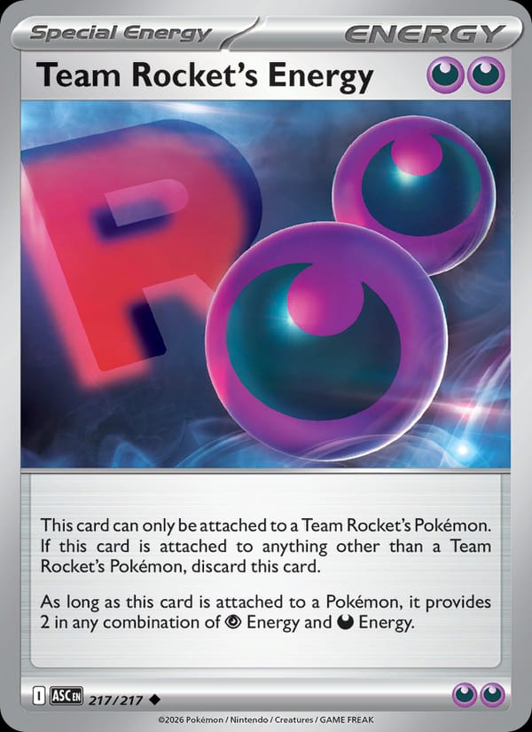 Team Rocket's Energy 217/217