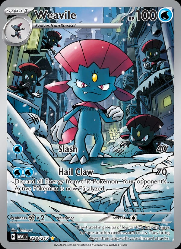 Weavile 228/217