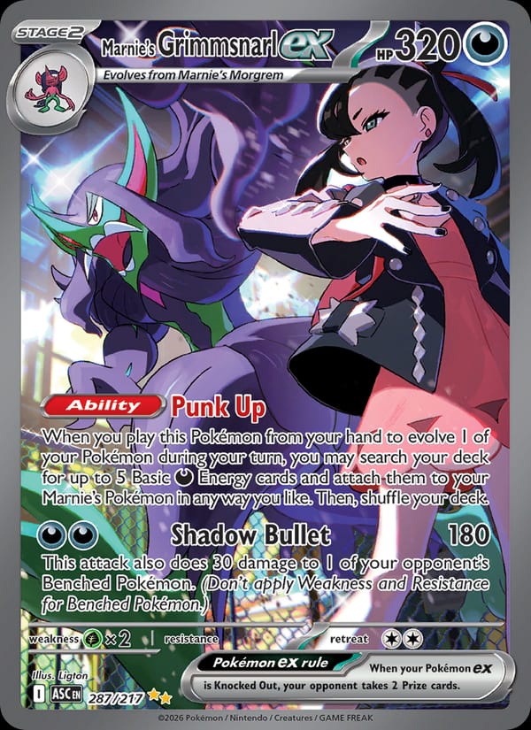 Marnie's Grimmsnarl ex 287/217