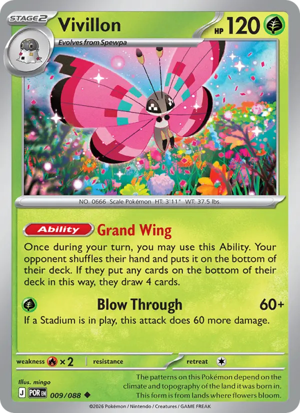 Vivillon 009 – Reverse Holo