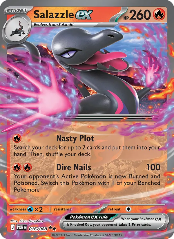 Salazzle ex 016 – Holo