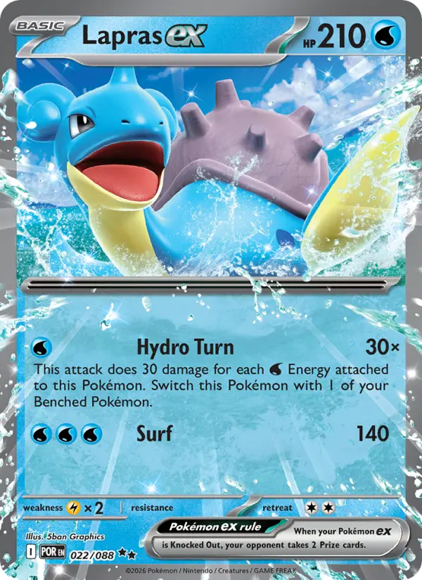Lapras ex 022 – Holo