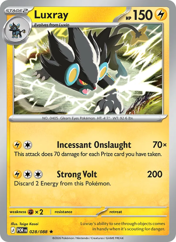 Luxray 028 – Non-holo