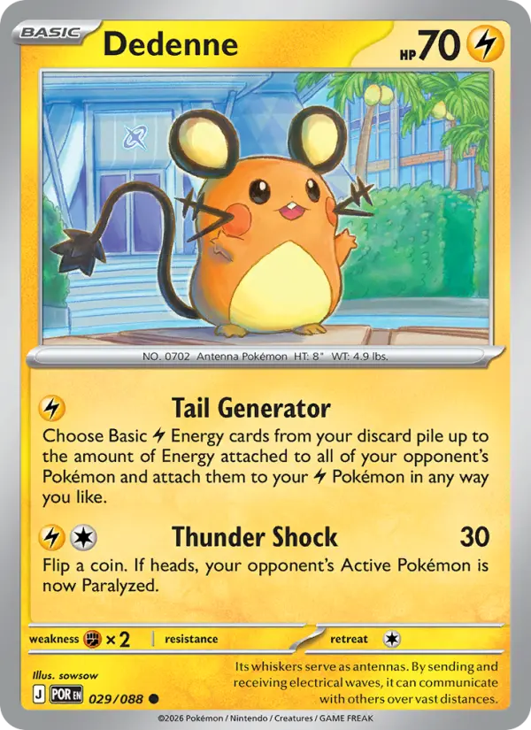 Dedenne 029 – Reverse Holo