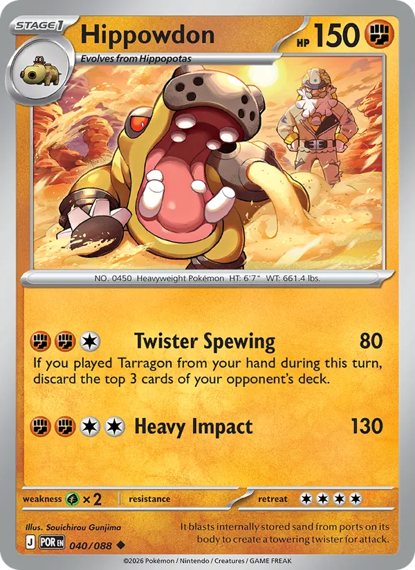 Hippowdon 040 – Reverse Holo