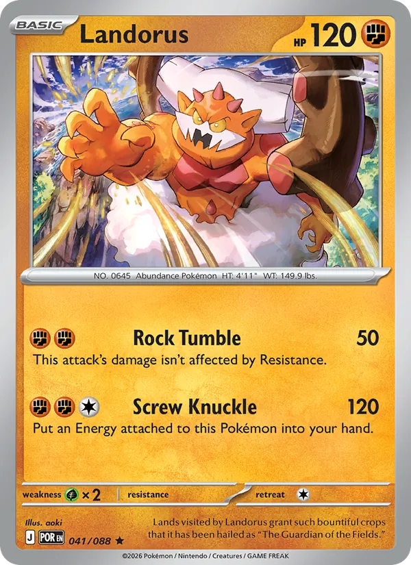 Landorus 041 – Non-holo