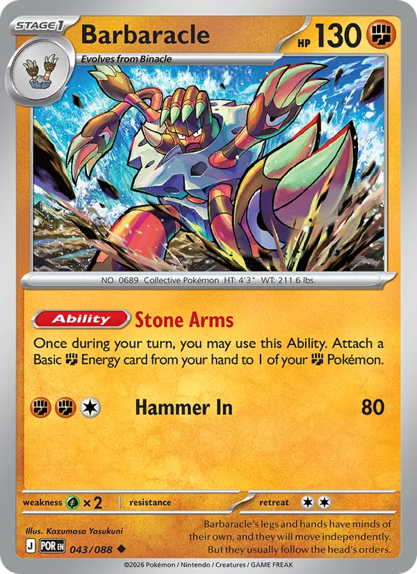Barbaracle 043 – Reverse Holo