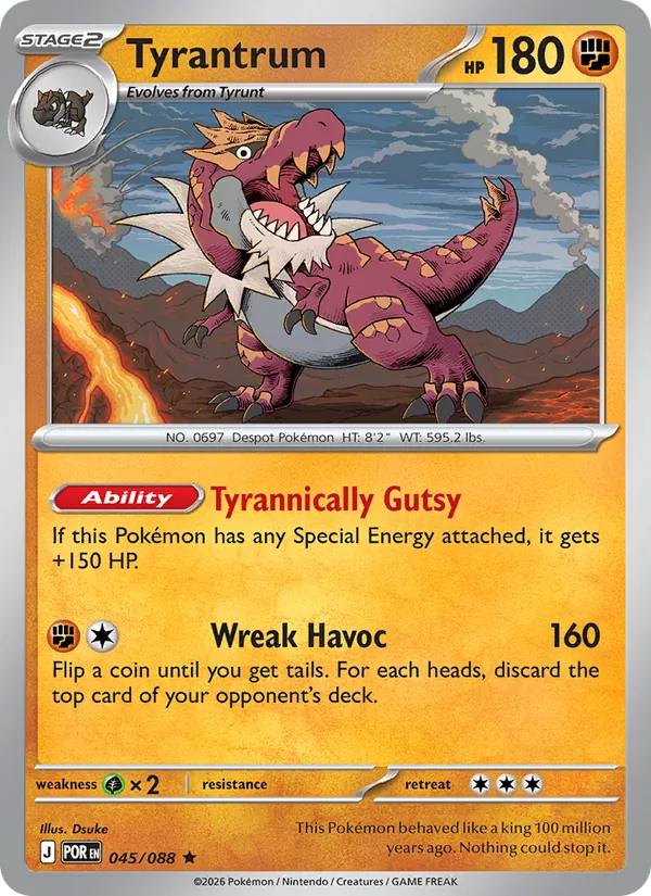 Tyrantrum 045 – Non-holo