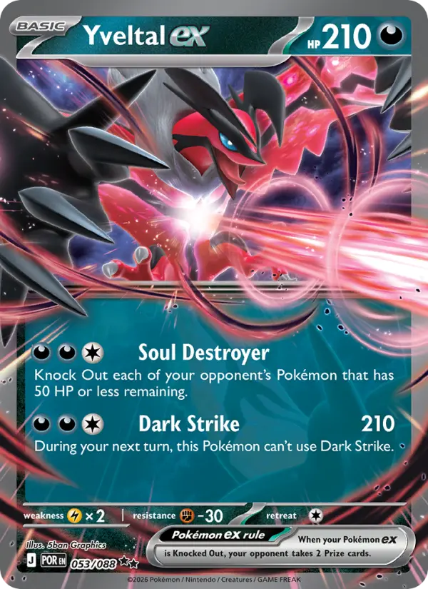 Yveltal ex 053 – Holo