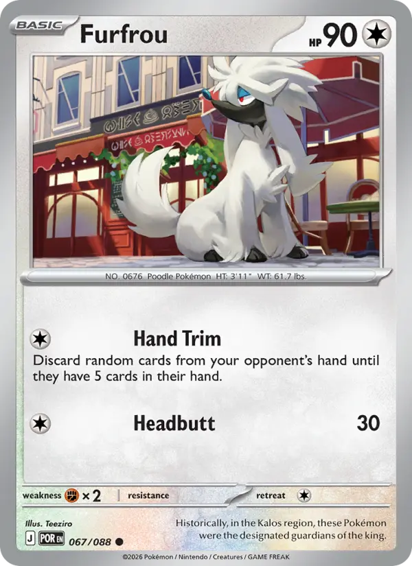 Furfrou 067 – Reverse Holo