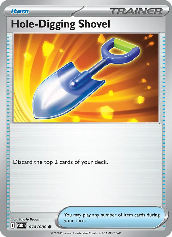 Hole-Digging Shovel 074 – Reverse Holo