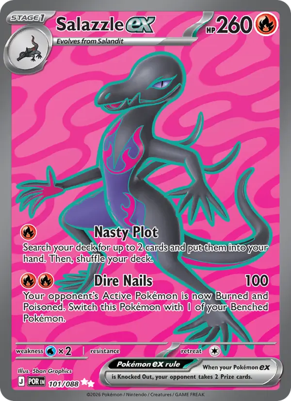 Salazzle ex 101 – Holo