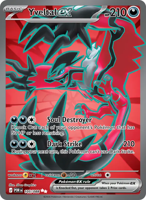 Yveltal ex 105 – Holo