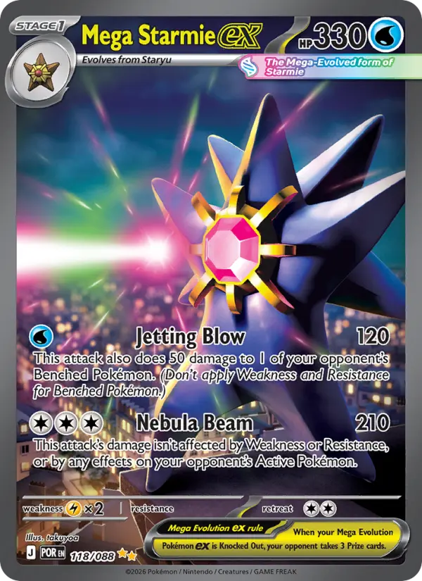 Mega Starmie ex (English)