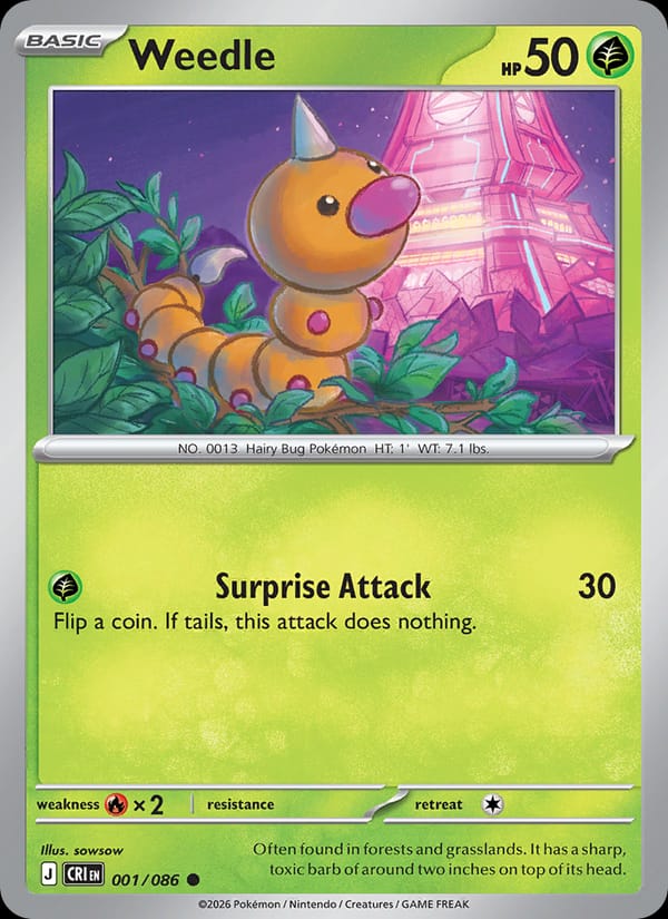 Weedle 001/086