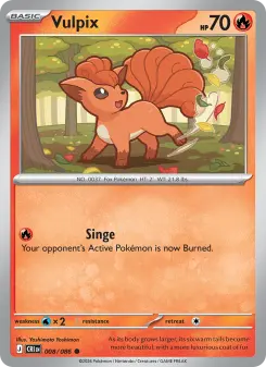 Vulpix – Carta Pokémon TCG