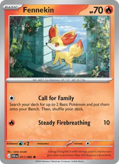 Fennekin – Carta Pokémon TCG